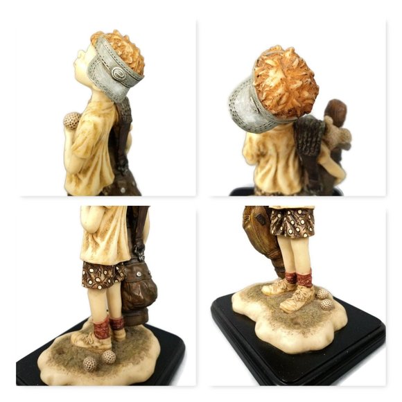 1999 Beachcombers Intl Boy Golf Figure Statue 0246 - Picture 9 of 12